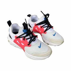 Nike Kids White and Pink Sneakers